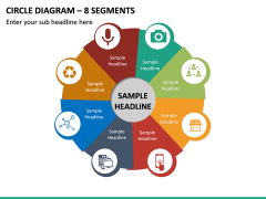 Circle Diagram – 8 Segments PPT Slide 2