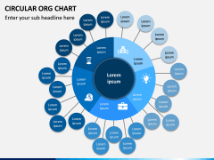 Circular ORG Chart PPT Slide 17