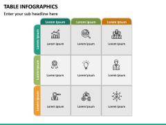 Table Infographics PowerPoint Template | SketchBubble