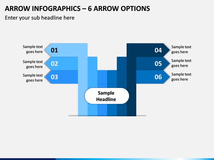 Arrow Infographics – 6 Arrow Options PPT slide 1