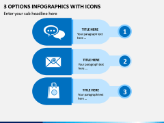 3 Options Infographics With Icons PPT Slide 1
