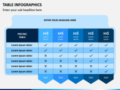 Table Infographics PPT Slide 13