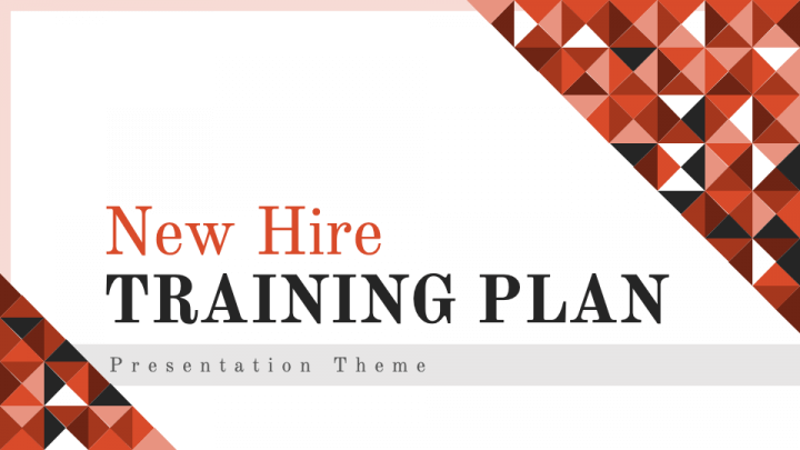 New Hire Training Plan PPT Slide 1