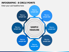 Infographic - 8 Circle Points PPT Slide 2