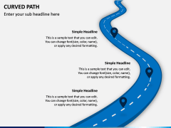 Curved Path PPT Slide 4