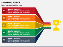 5 Winning Points PPT Slide 1