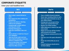 Corporate Etiquette PPT Slide 5
