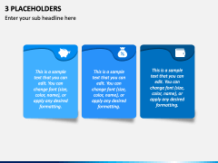 3 Placeholders PPT Slide 1