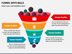 Funnel with Balls PowerPoint Template and Google Slides Theme