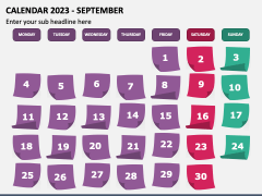 Calendar 2023 PPT Slide 9