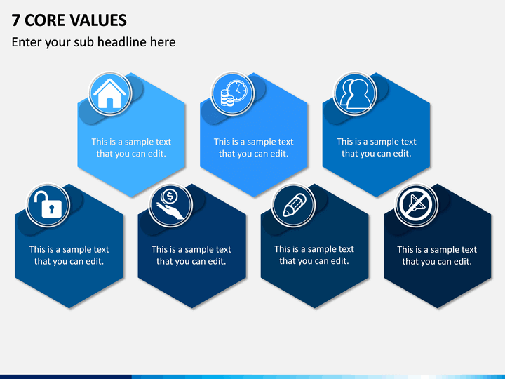 7 Core Values PPT Slide 1