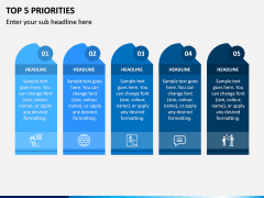 Top 5 Priorities PPT Slide 1