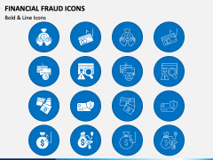 Financial Fraud Icons PPT Slide 2
