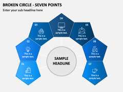 Broken Circle - Seven Points PPT Slide 2
