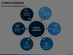 Free 6 Circles Diagram for PowerPoint and Google Slides - PPT Slides