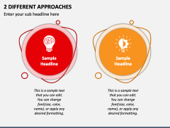 2 Different Approaches PPT Slide 1
