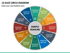 12 Slice Circle Diagram PPT Slide 2