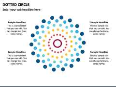 Dotted Circle PPT Slide 3
