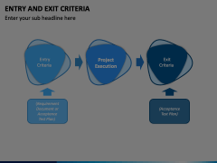 Entry and Exit Criteria Animated Presentation - SketchBubble