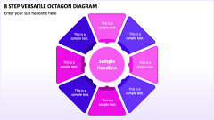 8 Step Versatile Octagon Diagram PPT Slide 1
