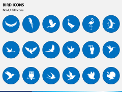 Bird Icons PPT Slide 1