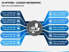 10 Options - Elegant Infographic PPT Slide 2