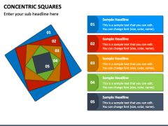 Concentric Squares PPT Slide 3