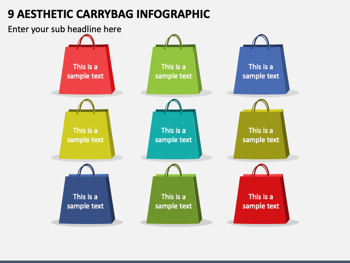 9 Aesthetic Carrybag Infographic PPT Slide 2
