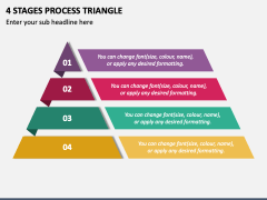 4 Stages Process Triangle PowerPoint Presentation Slides - PPT Template