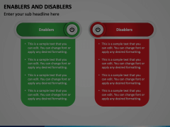 Enablers and Disablers Animated Presentation - SketchBubble