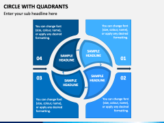 Circle With Quadrants PPT Slide 1
