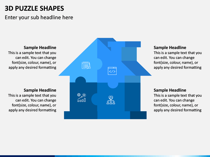 3D Puzzle Shapes for PowerPoint and Google Slides - PPT Slides