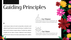 Creative Floral Theme PPT Slide 4