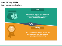 Price Vs Quality PowerPoint and Google Slides Template - PPT Slides