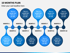 10 Months Plan PPT Slide 1