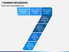7 Number Infographic PPT Slide 1