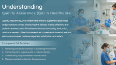 Quality Assurance in Healthcare PPT Slide 2