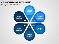 6 Phases Elegant Infographic PPT Slide 1