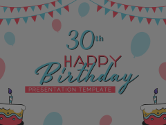 30th Birthday Presentation Template Animated Presentation - SketchBubble