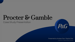 Procter & Gamble Case Study Animated Presentation - SketchBubble