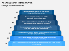 7 Stages Stair Infographic PPT Slide 2