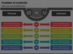 Planned Vs Achieved Animated Presentation - SketchBubble