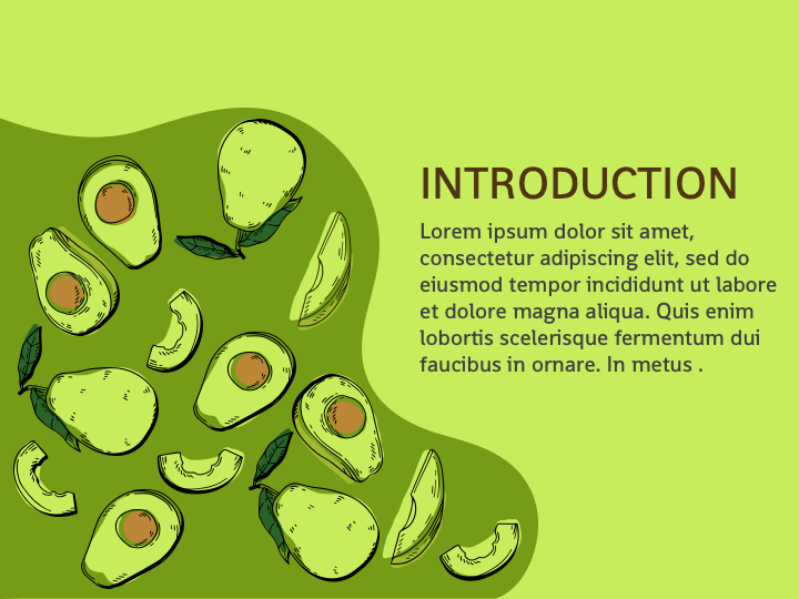 Free - National Avocado Day PowerPoint Template and Google Slides Theme