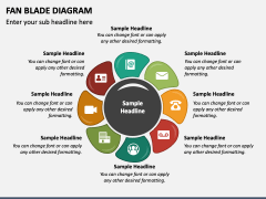 Fan Blade Diagram PPT Slide 5