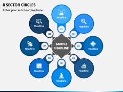 8 Sector Circles PPT Slide 2