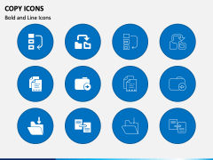 Copy Icons PPT Slide 1