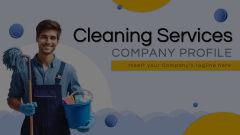 Cleaning Service Company Profile Animated Presentation - SketchBubble