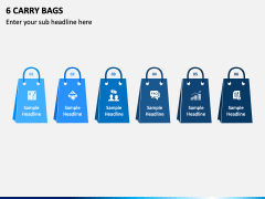 6 Carry Bags PPT Slide 1
