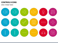 Controls Icons for PowerPoint and Google Slides - PPT Slides
