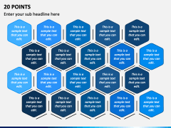 20 Points PPT Slide 1